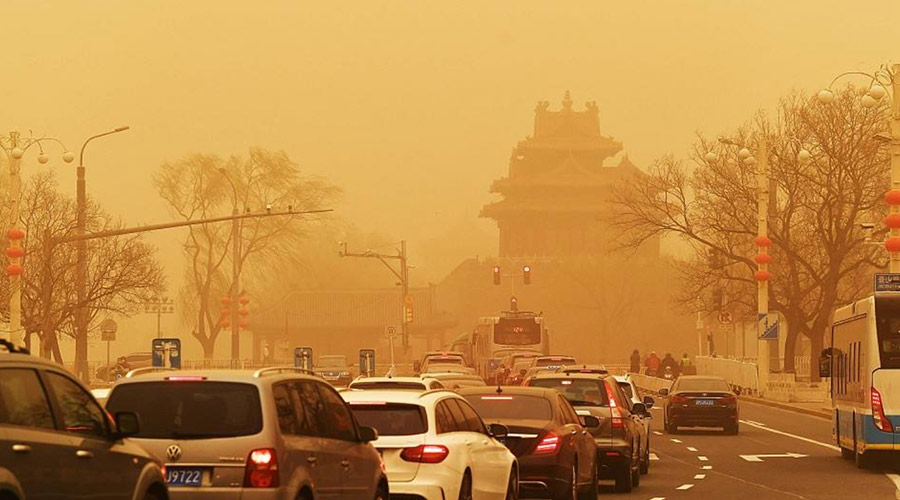 北方今年首場沙塵來襲！沙塵暴下衣服干衣機(jī)的干衣優(yōu)勢