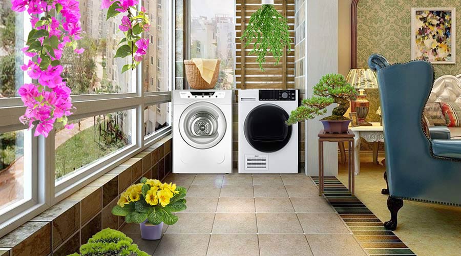 家居陽(yáng)臺(tái)晾曬衣物不干怎么辦，衣物烘干機(jī)來(lái)解決！