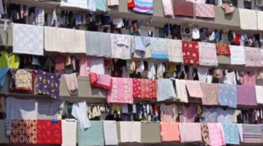 學(xué)校現(xiàn)曬被大場(chǎng)面！滾筒衣服烘干機(jī)即烘即干大件棉被 便捷好用