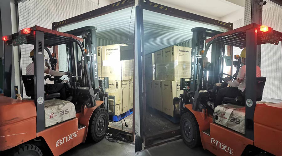 趕進(jìn)度加油干！ 迅速完成松下客戶的衣物烘干機(jī)出貨