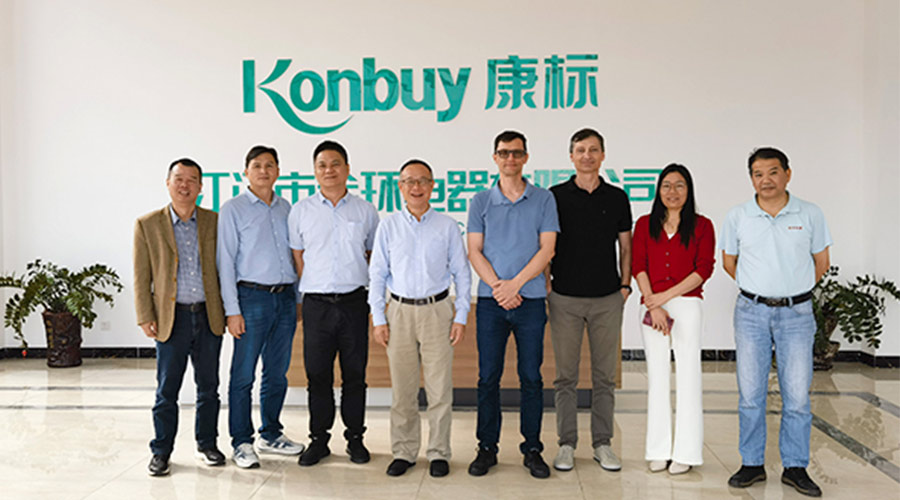 新項(xiàng)目對(duì)接！客戶伊萊克斯親臨金環(huán)電器參觀指導(dǎo)